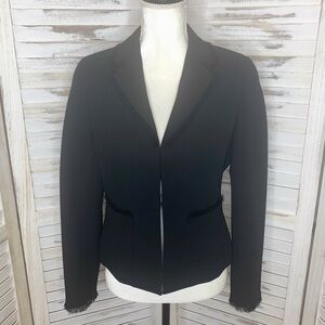Inc Professional Career Fringe Blazer Black 10P